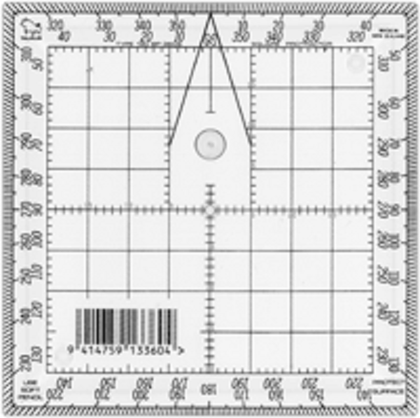 DOUGLAS SQUARE PROTRACTOR - 120 mm