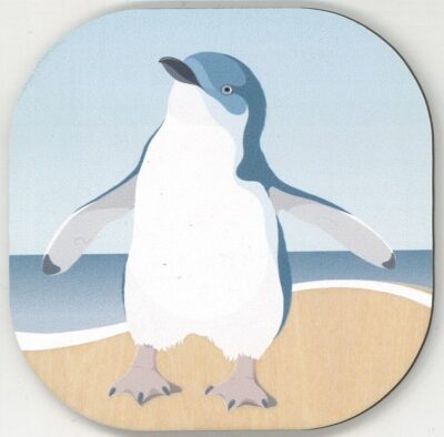 COASTER - BLUE PENGUIN